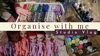 Art Room Organisation | Craft Supplies Organisation & Art Storage | Studio Vlog
