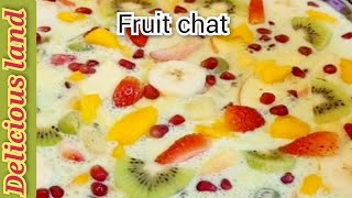 Fruits chat with new style // فروٹ چاٹ بنانے کا یہ راز کوئی نہیں بتائے گا // Macedonia receta facil