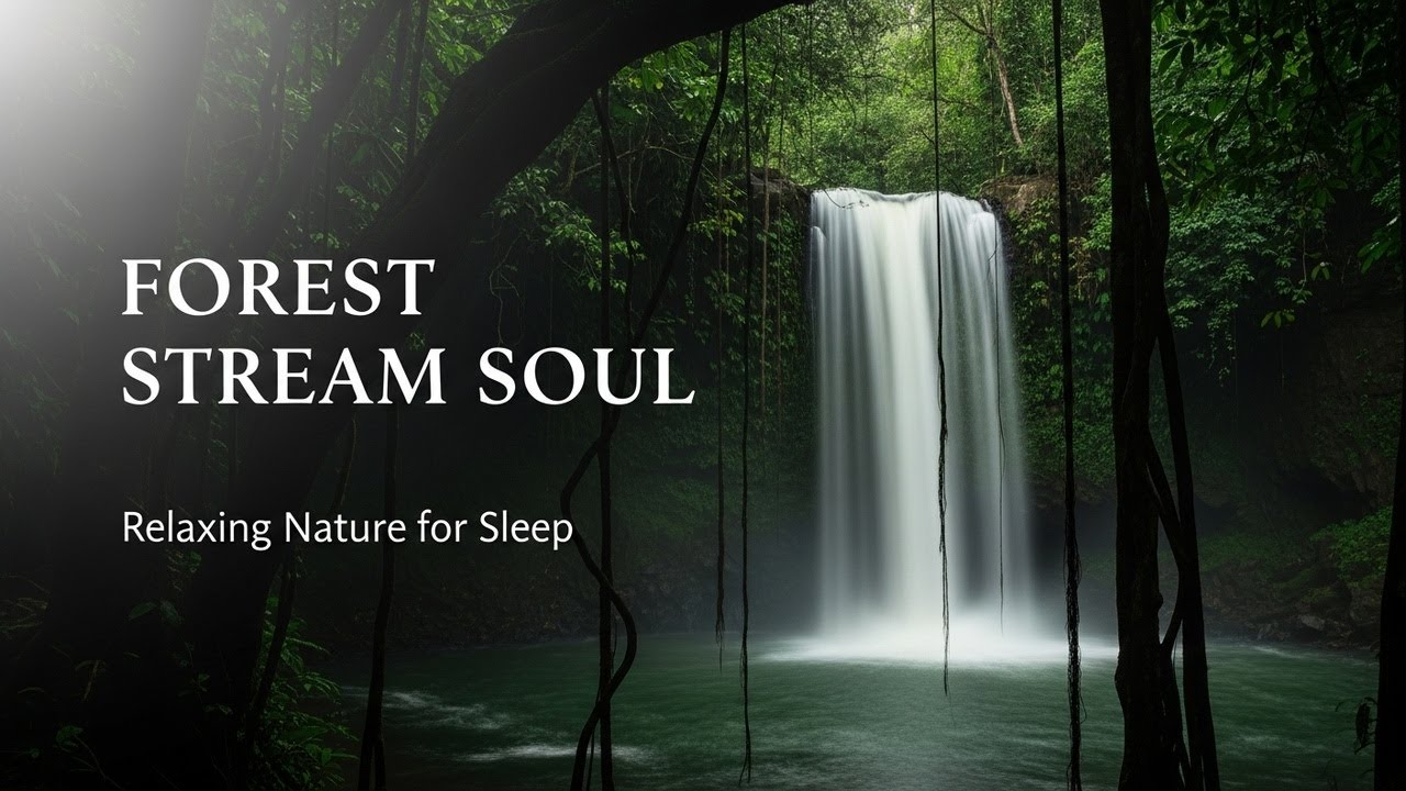 Gentle Forest Ambience with Tranquil River Flow for Study Meditation Inner Peace and Stress Relief