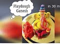 How to make Ganesh idol with playdough | Ganesh Maharaj with playdough | Ganesh idol at home