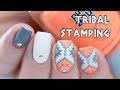 Tribal Stamping NAIL ART | Whats Up Nails Stamping Plate B009