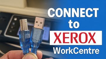 How to Connect Xerox WorkCentre to PC wiht USB cable xerox workcentre 5855 5875 | USB cable connect