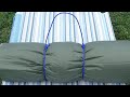 How to Tie up a Sleeping Bag - Bed Rolls - Tarp - Taut Line Hitch with the Carrying Handle - CBYS
