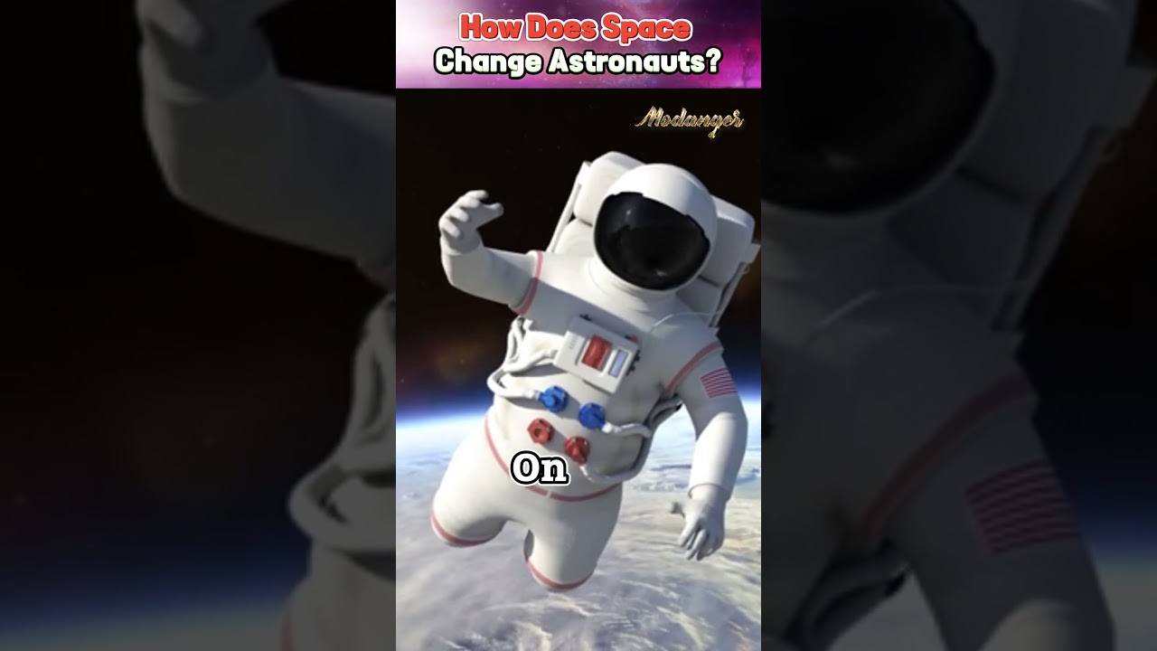 What first thing happens to astronauts when they land in space?  