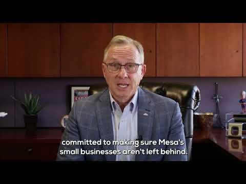 WATCH: Mesa Mayor Thanks Sen. Kelly for Funding to Support Small Businesses