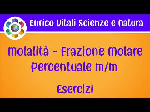 Video: Differenza Tra Frazione Molare E Percentuale In Peso