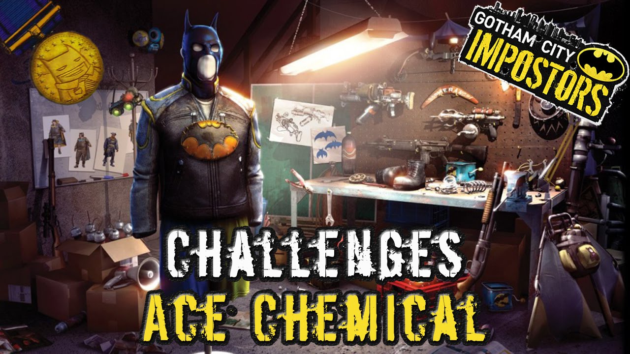 Gotham City Impostors - Challenges - Ace Chemical (All Challenges) [Gold]