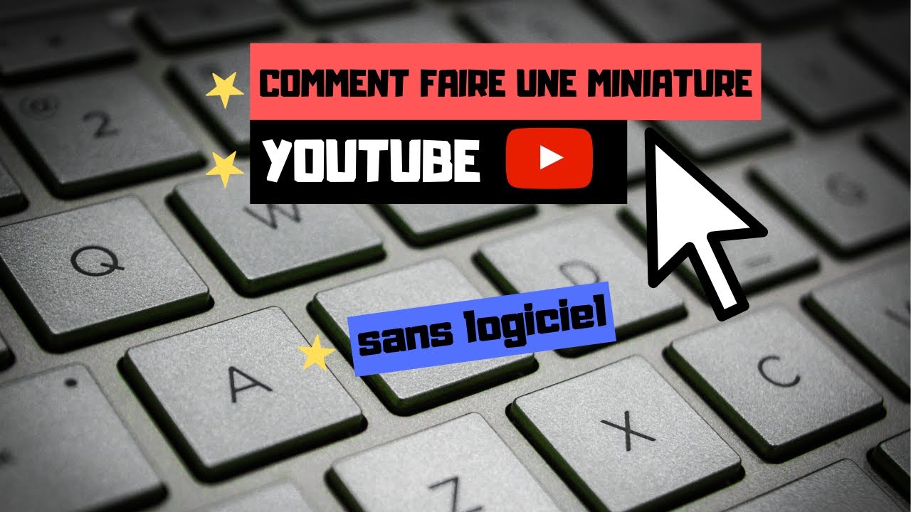 TUTO COMMENT FAIRE UNE MINIATURE YOUTUBE SANS LOGICIEL ! - YouTube