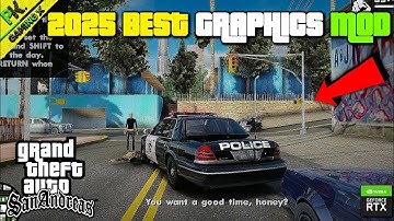 GTA SA Android:  GTA V Graphics Mod V6 (2025) Ultra HD!  Graphics- All Devices Supported