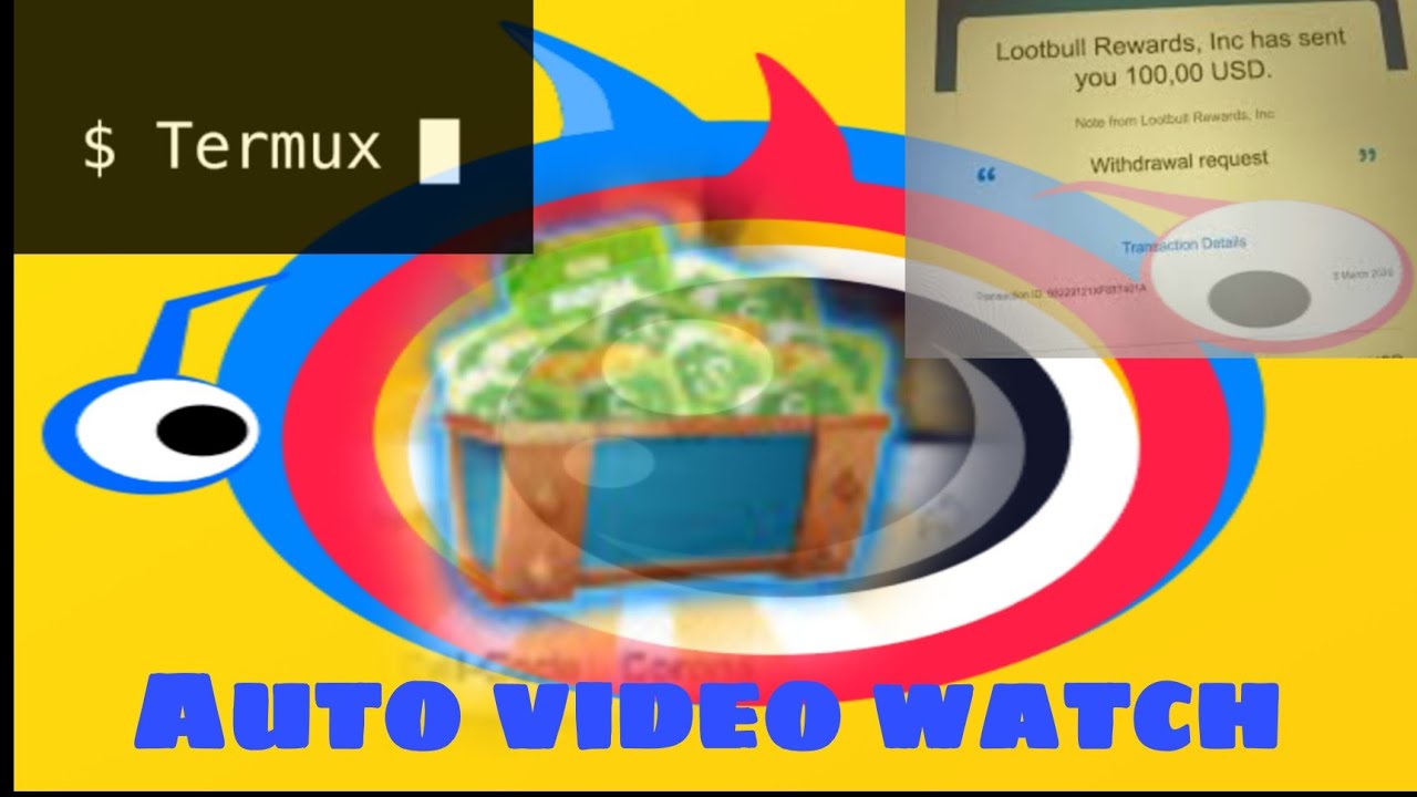 Clipclaps| new termux hack unlimited coins| auto background video watch