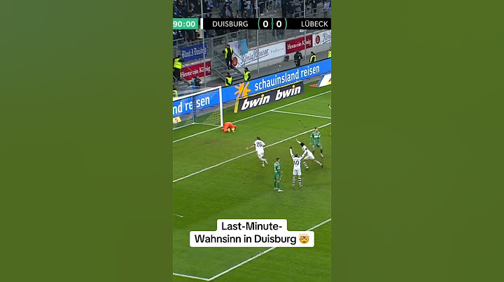 Last-Minute-Drama in Duisburg 🤯