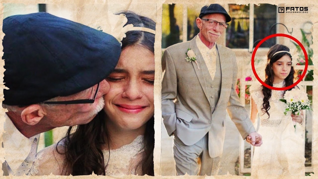 Homem de 62 anos “se casa” com menina de 11 depois de receber uma notícia chocante