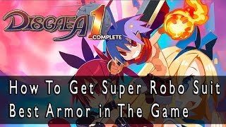 Disgaea 1 Complete - How To Get The Best Armor In The Game, Super Robo Suit