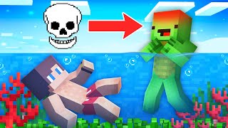 JJ and Mikey But AIR KILLS Everyone in Minecraft Maizen!