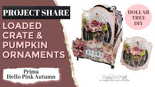 DOLLAR TREE DIY!!! | Loaded Crate & Pumpkin Ornament Swap | ASC Craft Supplies DTP
