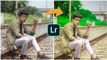 Green Color Correction Light Effect Editing Like @ATHARV RAUT || Lightroom Mobile Editing Tutorial