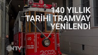 @NTV  İstiklal Caddesi'nin simgelerinden 'kırmızı tramvay' yeniden raylarda Resimi