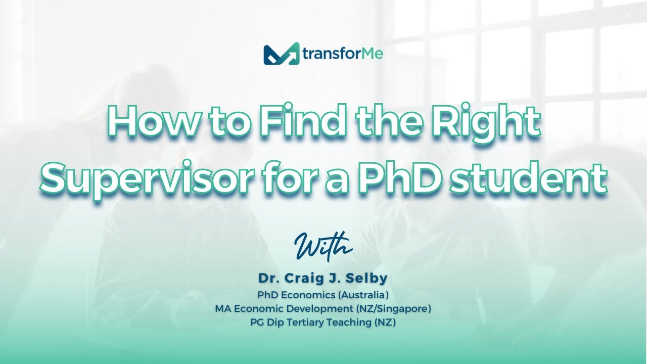 how to find supervisor for phd