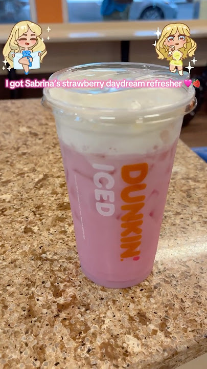 Count your days Ms.Carpenter 🩷🍓  #sabrinacarpenter #dunkin #shorts