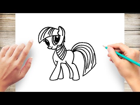How to draw Twilight Sparkle Step by Step
