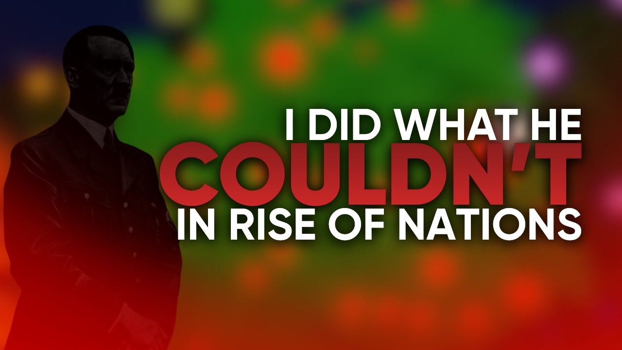 I Did What He Couldn't in Rise of Nations...