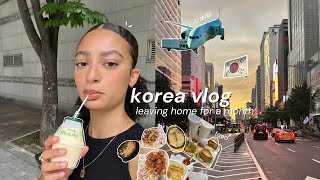 KOREA VLOG☁️: je pars un mois en corée du sud, jetlag, on découvre la ville