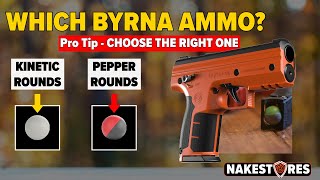 Byrna Ammo Pro Tips – The Right Byrna Projectiles for the Right Situation!
