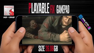 Resident Evil 2 (DX11) On Mobile - Gameplay Test + Tutorial on Winlator Ludashi 2.7.4 ไทย