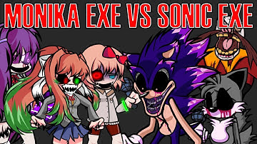 FNF Sonic.EXE vs Monika.EXE FULL WEEK