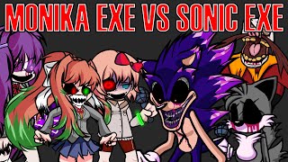 FNF Sonic.EXE vs Monika.EXE FULL WEEK screenshot 2