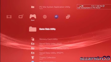 PS3 Tutorial: Game Menu