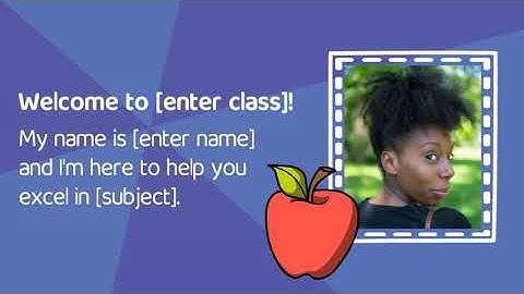 Teacher Introduction Video Template | VideoScribe