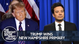 Trump Wins New Hampshire Primary, Attacks Nikki Haley in Victory Speech | The Tonight Show