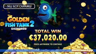 ♠ New Slot Overview 2021 ♠ Golden Fish Tank 2 Gigablox™| I WIN 37000 - Yggdrasil Gaming screenshot 5