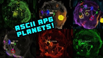 A planet crafted from pure text that reacts to what happens in the game // Effulgence RPG on Steam