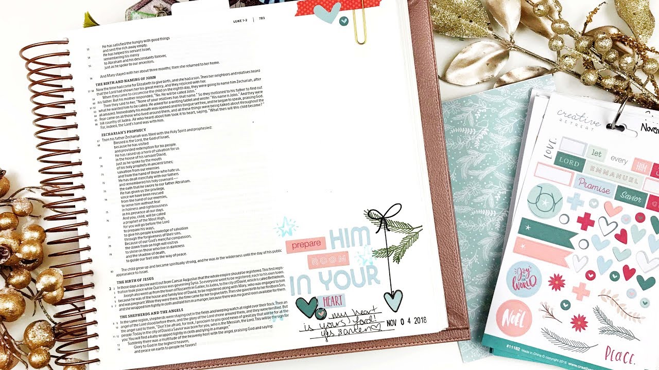In Your Heart | Bible Journaling Process | Creative Retreat Kits - YouTube