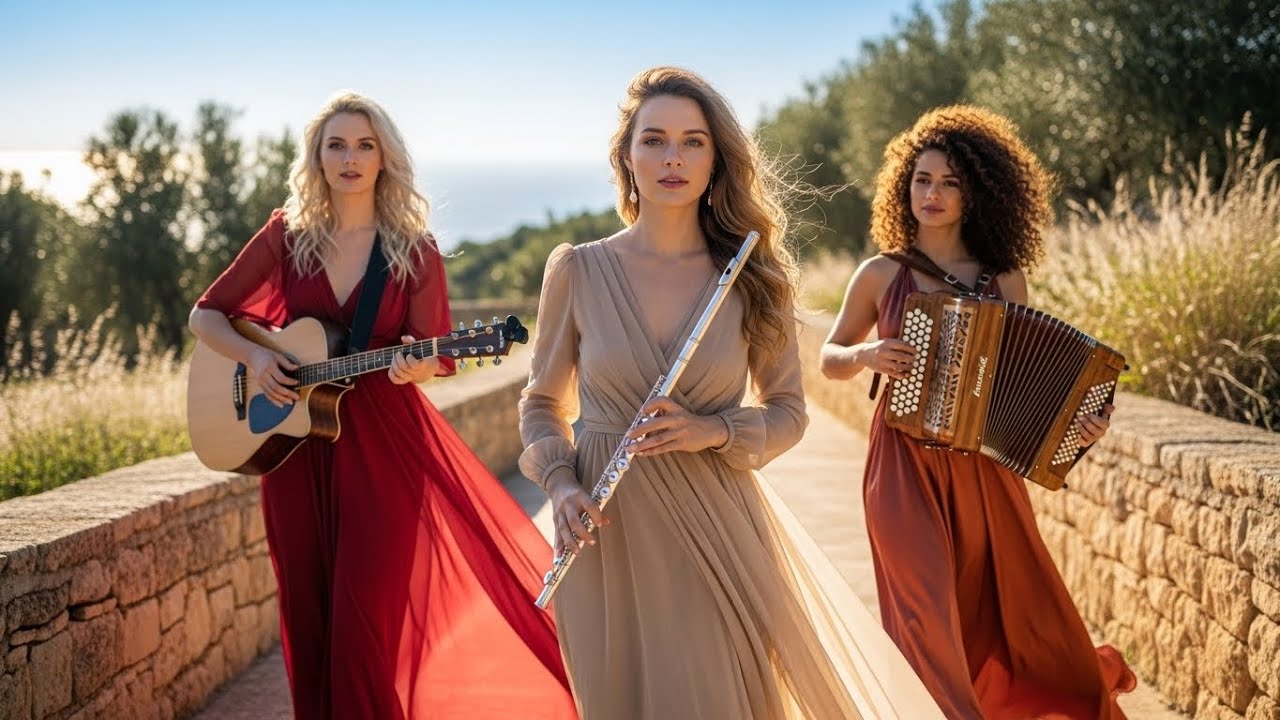 Restful Flamenco Guitar, Accordion & Flute for Night Relaxation – Gentle Bliss