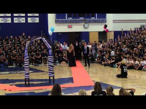 2012 Minnetonka Senior High School Homecoming Court.