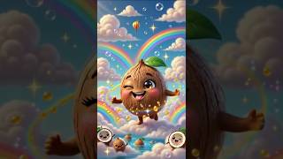 🌴 Coco's Sky Adventure | Cute Coconut Balloon Ride 🥥🎈✨ | Fun coco TV | #cartoon #funcocotv #shorts