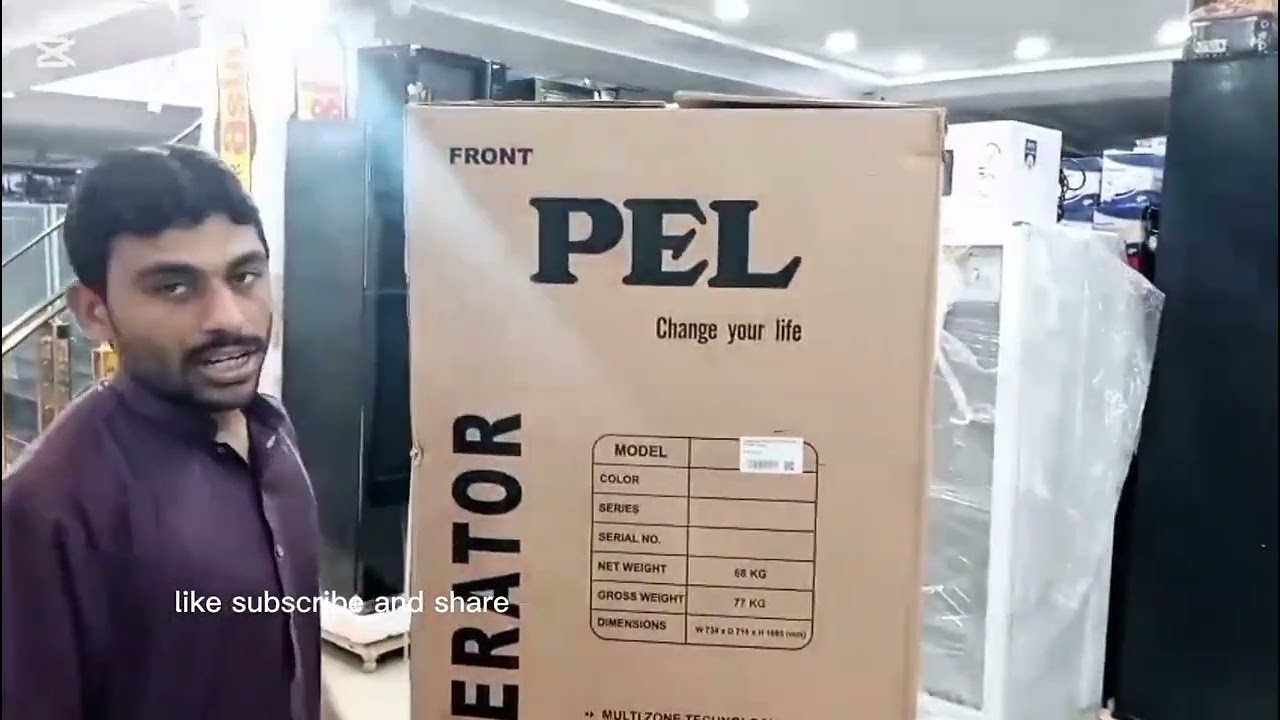 PEL refrigerator NEW model REWEO non inverter GALAS Door 21860GD