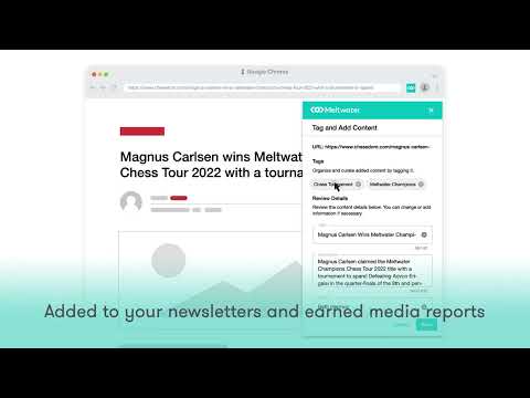 Meltwater Extension video preview 2