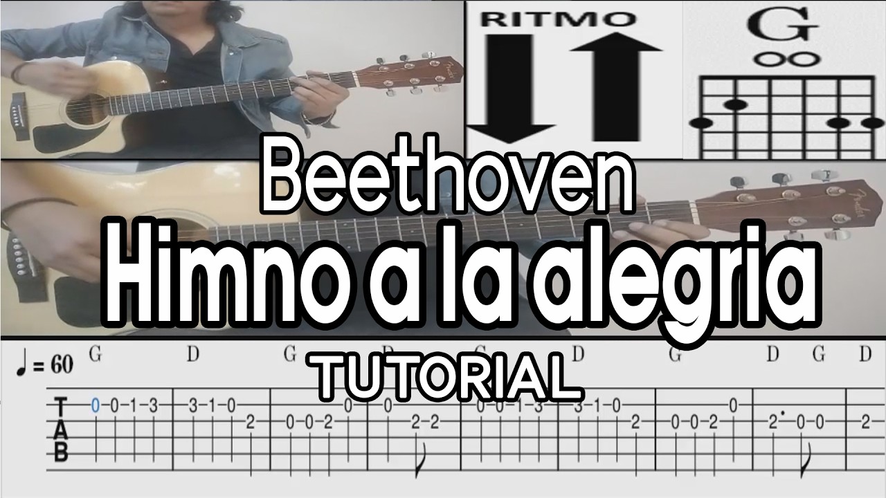 Himno a la Alegria / Ode to Joy - Beethoven (Guitar Tutorial) - YouTube