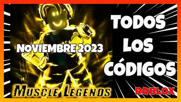 Roblox - Muscle Legends - Lista de códigos e como resgatá-los