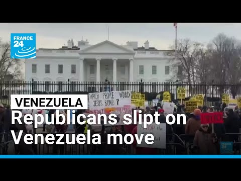 Republicans slipt on Venezuela move • FRANCE 24 English