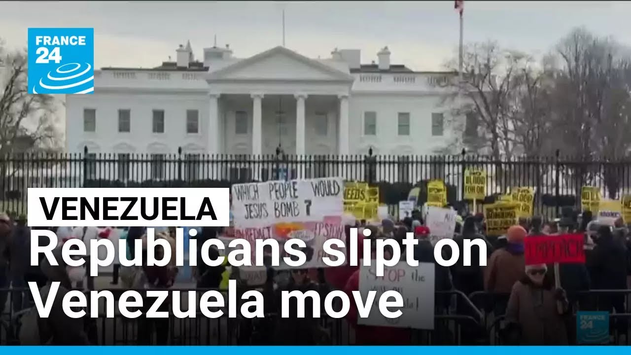 Republicans slipt on Venezuela move • FRANCE 24 English