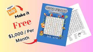 Create a word search puzzle book using chatGPT,Canva,and generator step by step tutorial(Amazon kdp)