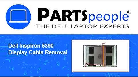 Dell Inspiron 5390 (P114G001) Display Cable How-To Video Tutorial