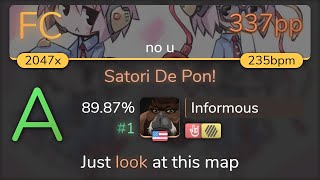 Informous Gore - Satori De Pon No U 1St Hdhr Fc 89.87% 337Pp Fc - Osu