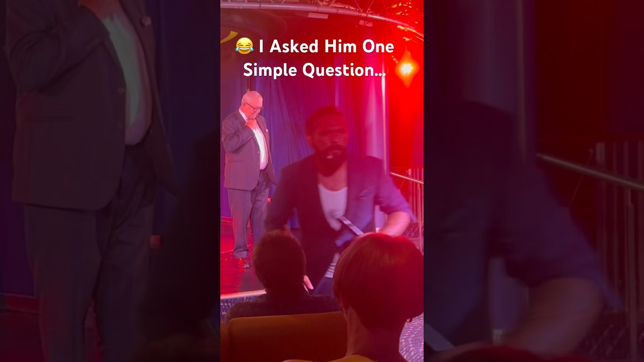 🤣 One Question… Biggest Laugh of the Night! #shorts #comedy #cruiseship