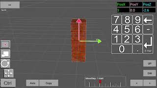 3DMap. Move & copy object (en)